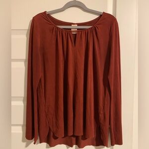 NWOT Women’s Faded Glory Flare Sleeve Top